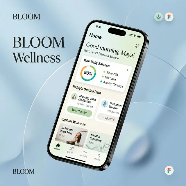 Luminary App mobile interface preview