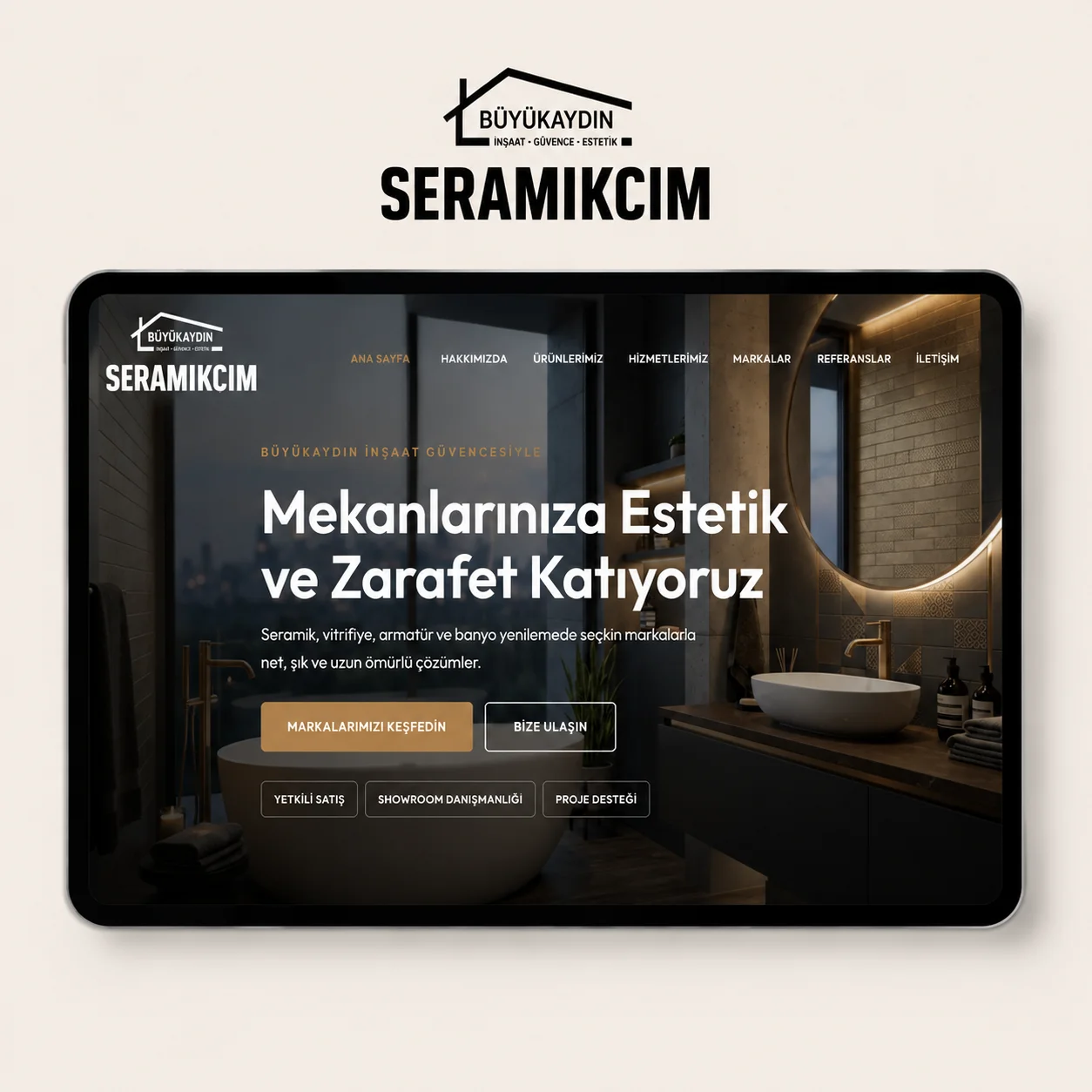 Seramikçim Fethiye Seramik Mağazası ve Tesisat örnek web sitesi